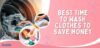 Best Time to Wash Clothes to Save Money